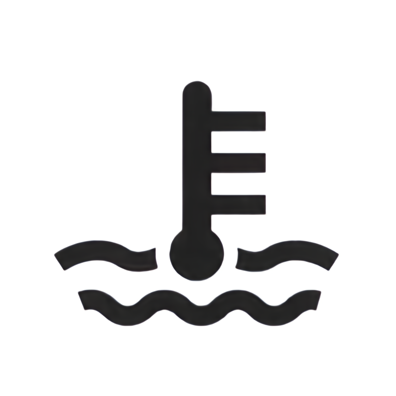 Spia temperatura liquido di raffreddamento motore
